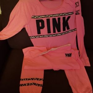 Sweatpants and matching sweatshirt